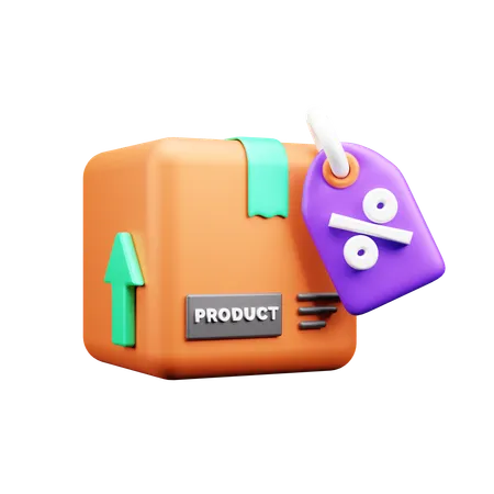 Descuento de producto  3D Icon