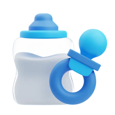 Productos para bebés  3D Icon
