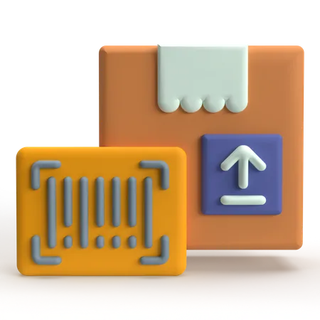 Produktbarcode  3D Icon