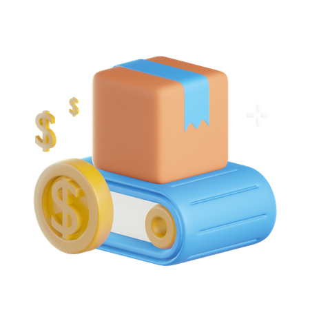 Produktbudget  3D Icon