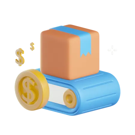 Produktbudget  3D Icon