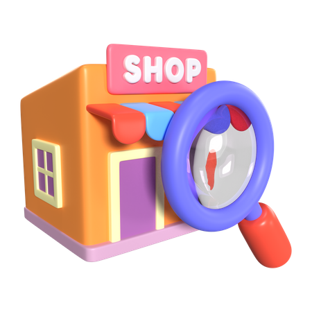 Produkt Suche  3D Icon