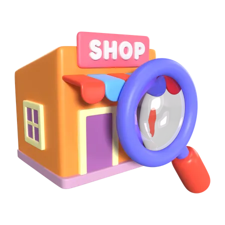 Produkt Suche  3D Icon