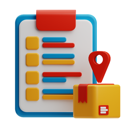 Produktverfolgung  3D Icon