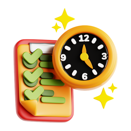 Produtividade  3D Icon