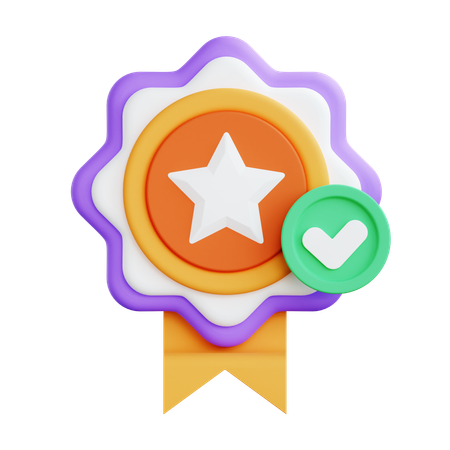 Produto de qualidade  3D Icon