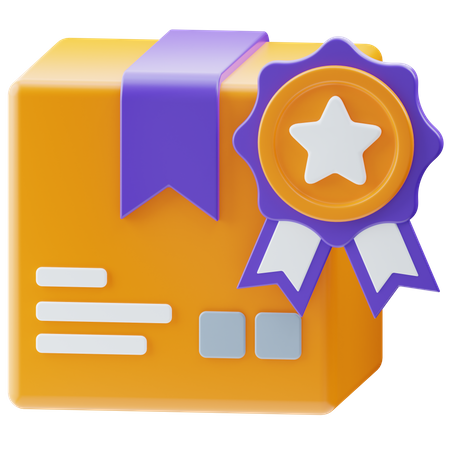 Produto de qualidade  3D Icon