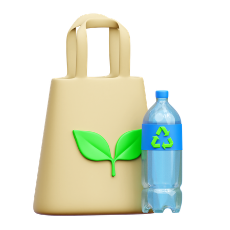 Produto ecológico  3D Icon