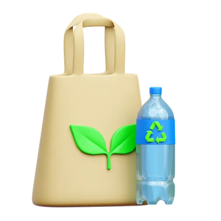 Produto ecológico  3D Icon