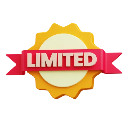 Produto limitado  3D Icon