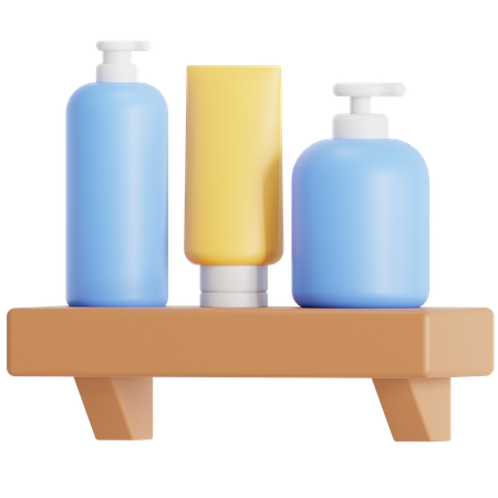 Produtos de higiene pessoal  3D Icon