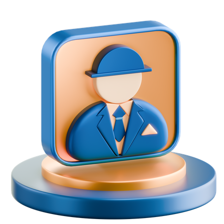 Profesional de negocios  3D Icon