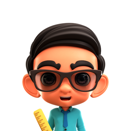 Profesor  3D Icon