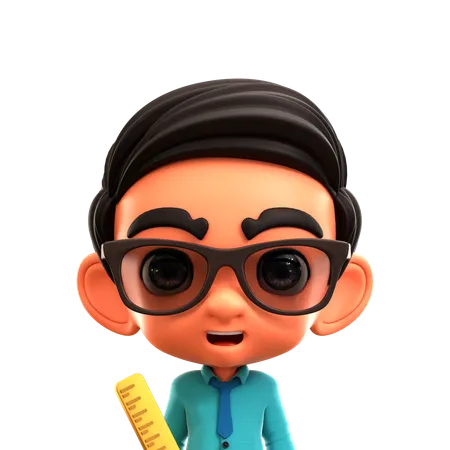 Profesor  3D Icon