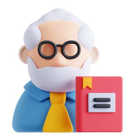 Profesor  3D Icon