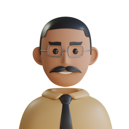 Profesor  3D Icon