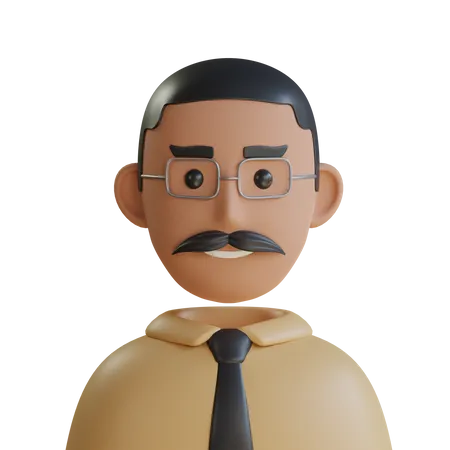 Profesor  3D Icon