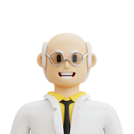 Profesor masculino  3D Icon