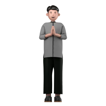 Profesor musulmán  3D Icon