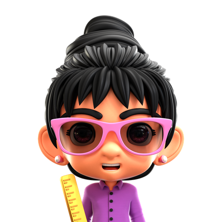 Profesora  3D Icon