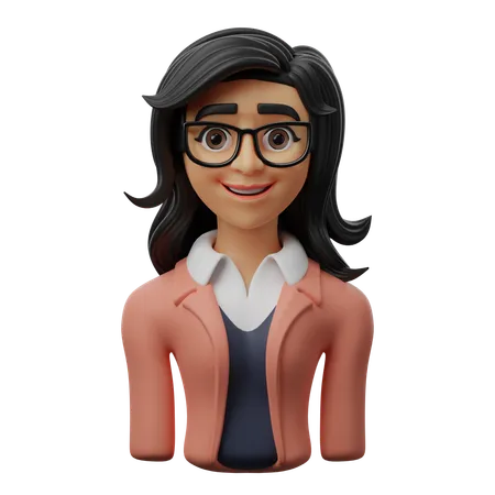 Profesora  3D Icon