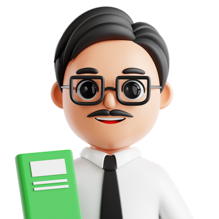 Professeur  3D Icon