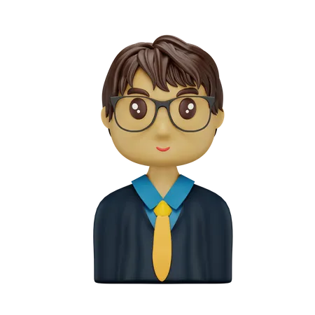 Professeur  3D Icon