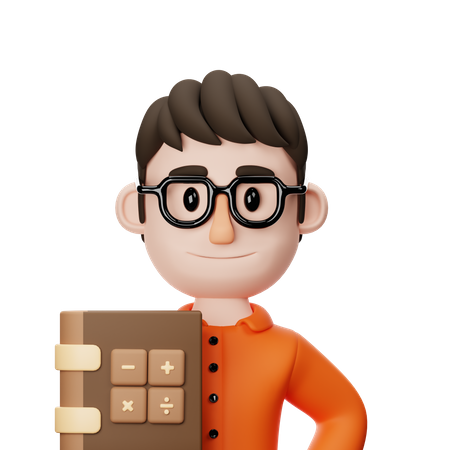 Prof de maths  3D Icon