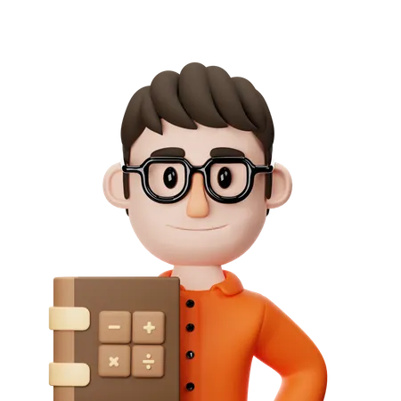 Prof de maths  3D Icon