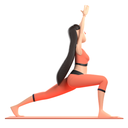 Professeur de yoga  3D Icon