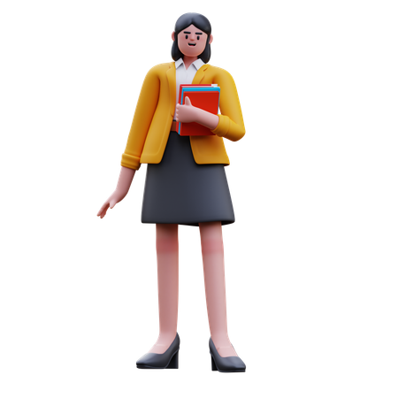 Professeur expliquant à la classe  3D Icon