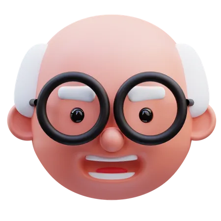 Professeur masculin  3D Icon