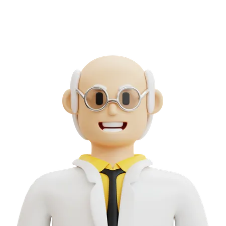 Caractere De Professeur Masculin 3D Icon