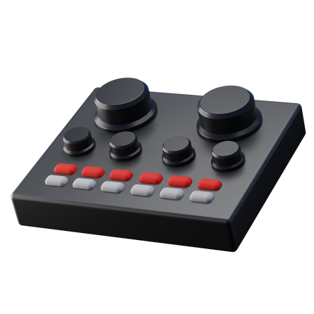 Professionelle Audio-Soundkarte  3D Icon