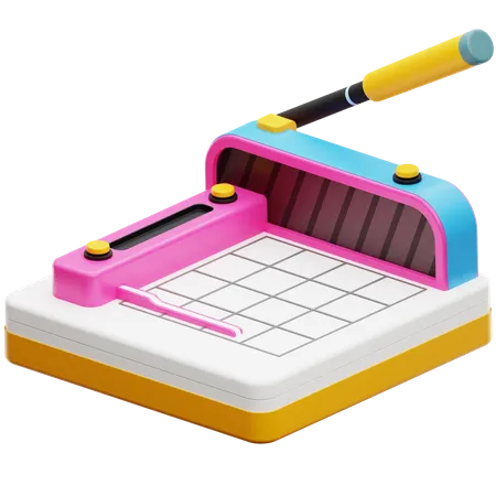 Professional Paper Cutter  3D Icon