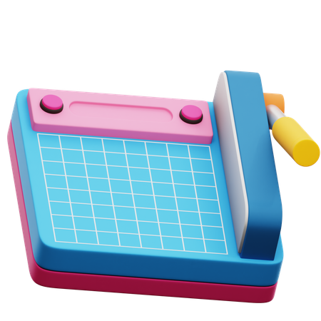 Professional Paper Cutter  3D Icon