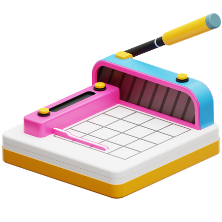 Professional Paper Cutter  3D Icon