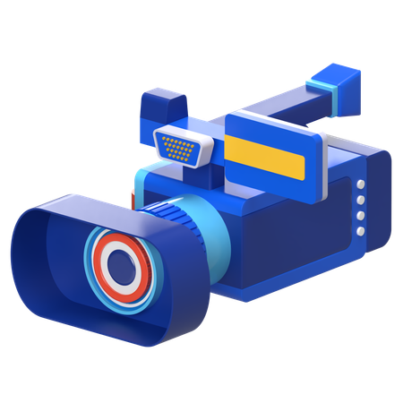 Professioneller Camcorder  3D Icon