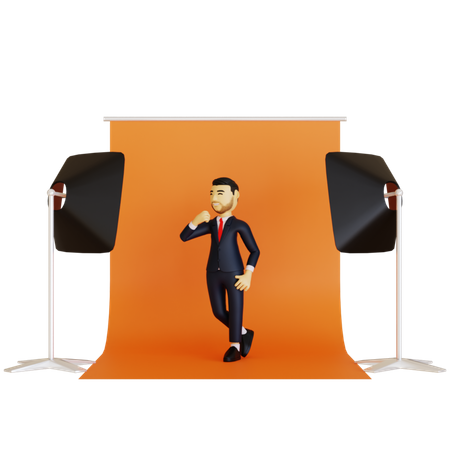 Professionelles Fotoshooting  3D Icon