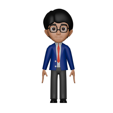 Professor masculino  3D Icon