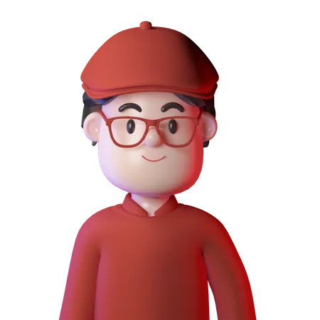 Professor masculino  3D Icon