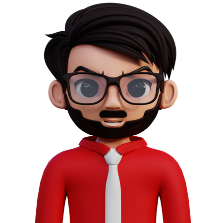 Professor masculino  3D Icon