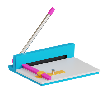 Professioneller Papierschneider  3D Icon