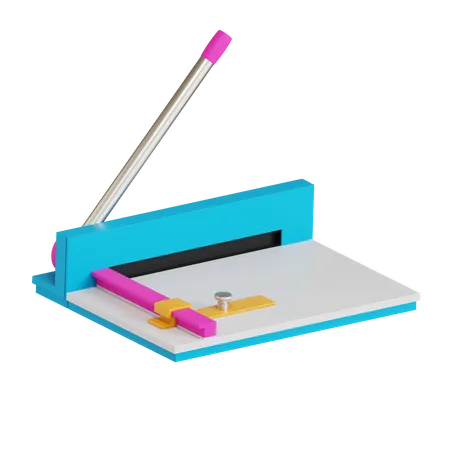 Professioneller Papierschneider  3D Icon