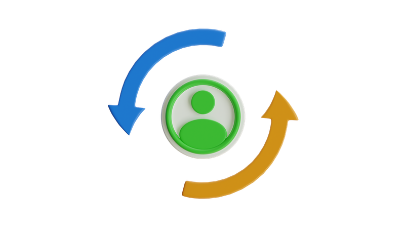 Profil aktualisieren  3D Icon