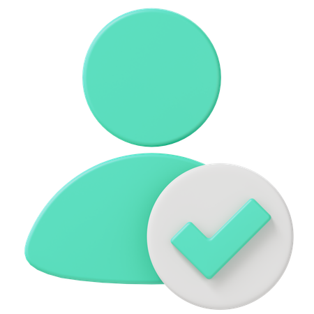 Profil akzeptieren  3D Icon