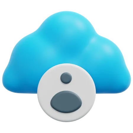 Profil de nuage  3D Icon