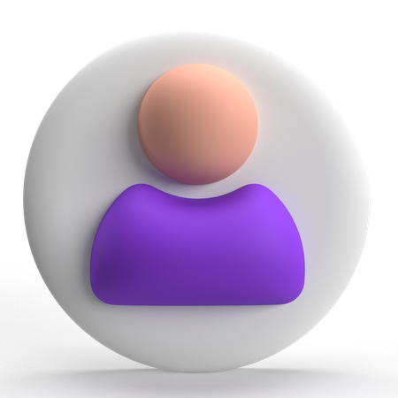 Profil de l'utilisateur  3D Icon