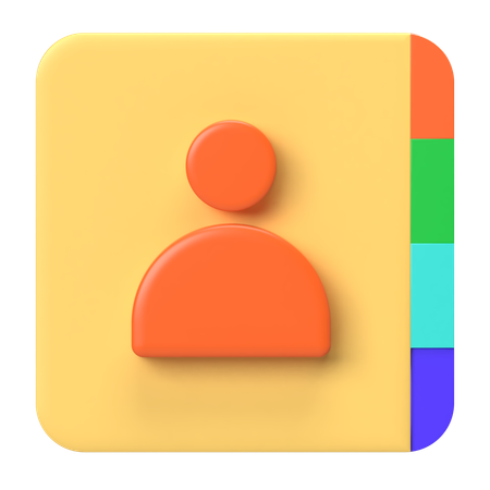 Profile  3D Icon