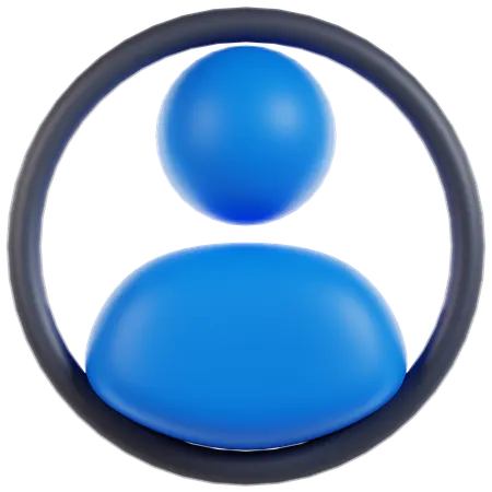 Profile  3D Icon